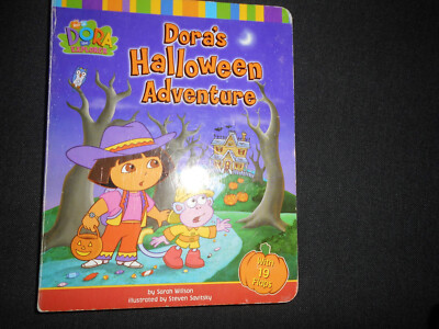 Buch Doras Halloween Adventure with 19 flaps englisch