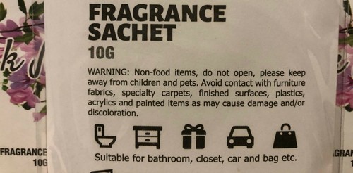 LUXURIOUS FRAGRANT SCENTED DRAWER SACHETS X 3, 7 X VARIETY OF SCENTS, FREE POST - Picture 2 of 16
