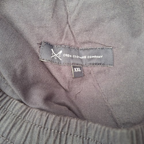 Crew Clothing Co. Chino Shorts 2XL XXL Waist 40” Navy Men's Flat Front Slash Po - Picture 5 of 7