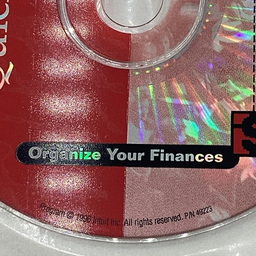1996 Intuit Quicken SE Version 6 Organizing You Finances CD-ROM + Instructions - Picture 4 of 7