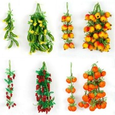 5 X Artificial Fake Fruits Vegetables Garland String Wall Hanging Decor