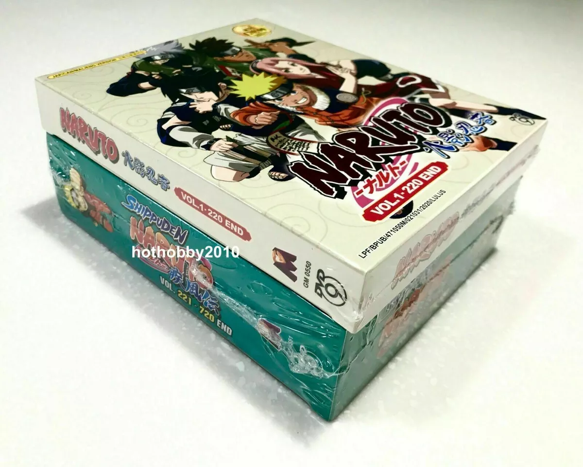 NARUTO / NARUTO SHIPPUDEN - COMPLETE ANIME TV SERIES DVD (1-720 EPS) ( ENG  DUB )