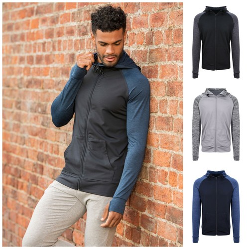 Mens Full Zip Long Sleeve Hoodie 