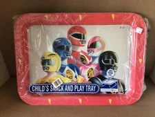 Factory Sealed 1994 Mighty Morphin Power Rangers Child’s Snack & Play Tray *NOS*