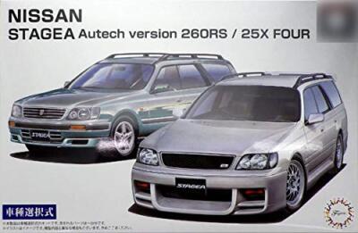 STAGEA mido Fujimi 1/24 modei kit Nissan Stagea Autech Version 260RS/25X FOUR