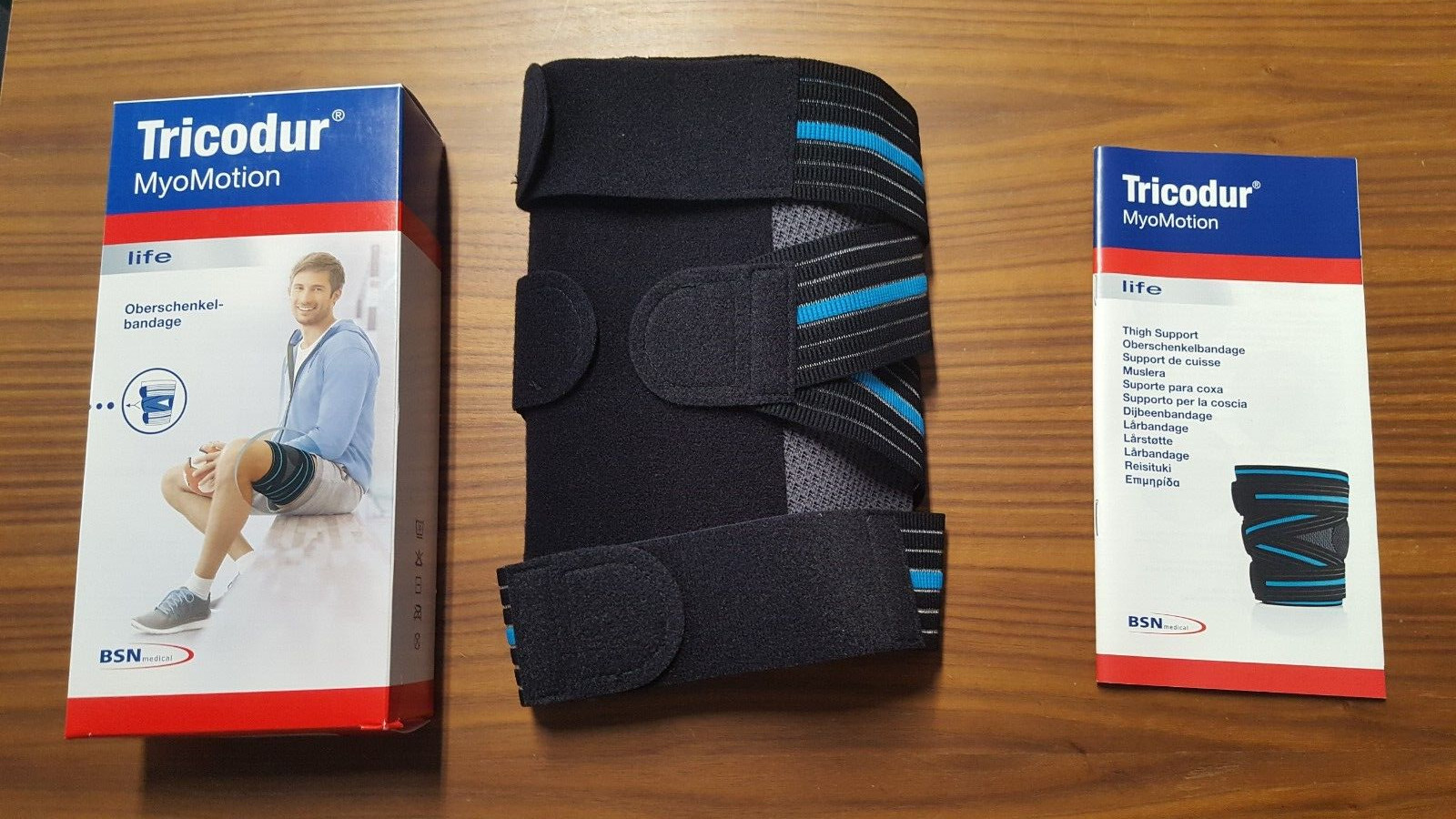 Tricodur MyoMotion Oberschenkel Größe L Schenkel Muskel Bandage Large