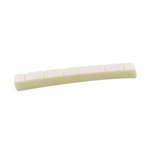 Bone Guitar Nut Slotted Strat or Tele 42mm wide 9.5 Radius bottom