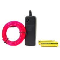 Escolite El Wire Neon Light Battery Electroluminescent Pink For Cosplay Dress... on sale Escolite El Wire Neon Light Battery Electroluminescent Pink For Cosplay Dress... on sale