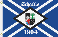 Fahne Flagge Gelsenkirchen Schalke 1904 Hissflagge 90 x 150 cm