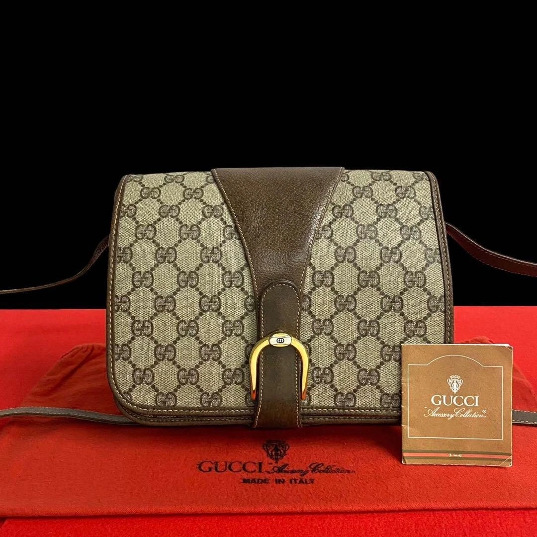 Sac bandoulière GUCCI GG beige PVC authentique G02152039 femme occasion