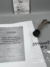 NOS- Triumph BSA Norton Genuine Lucas 88SA Socket Adapter 54930008 ( #3)