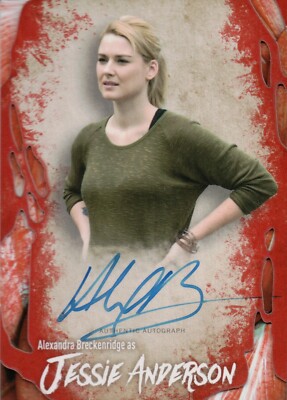 The Walking Dead Survival, Alexandra Breckenridge (Jessie) Autogrammkarte