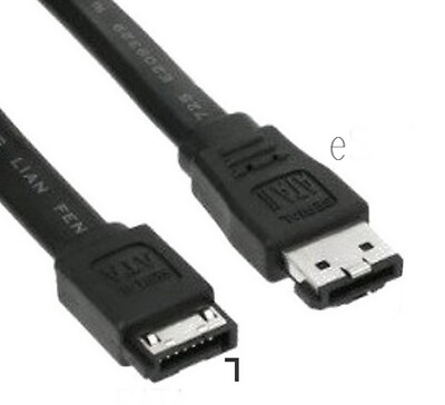 0,5m 50cm SATA Kabel S-ATA auf eSATA e-sata  SSD HDD 90° L auf i-Type