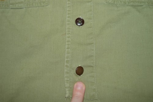 vtg 50s BOY SCOUTS AMERICA UNIFORM OKLAHOMA TROOP 57 PATCHES OLIVE GREE SHIRT S - Picture 5 of 7
