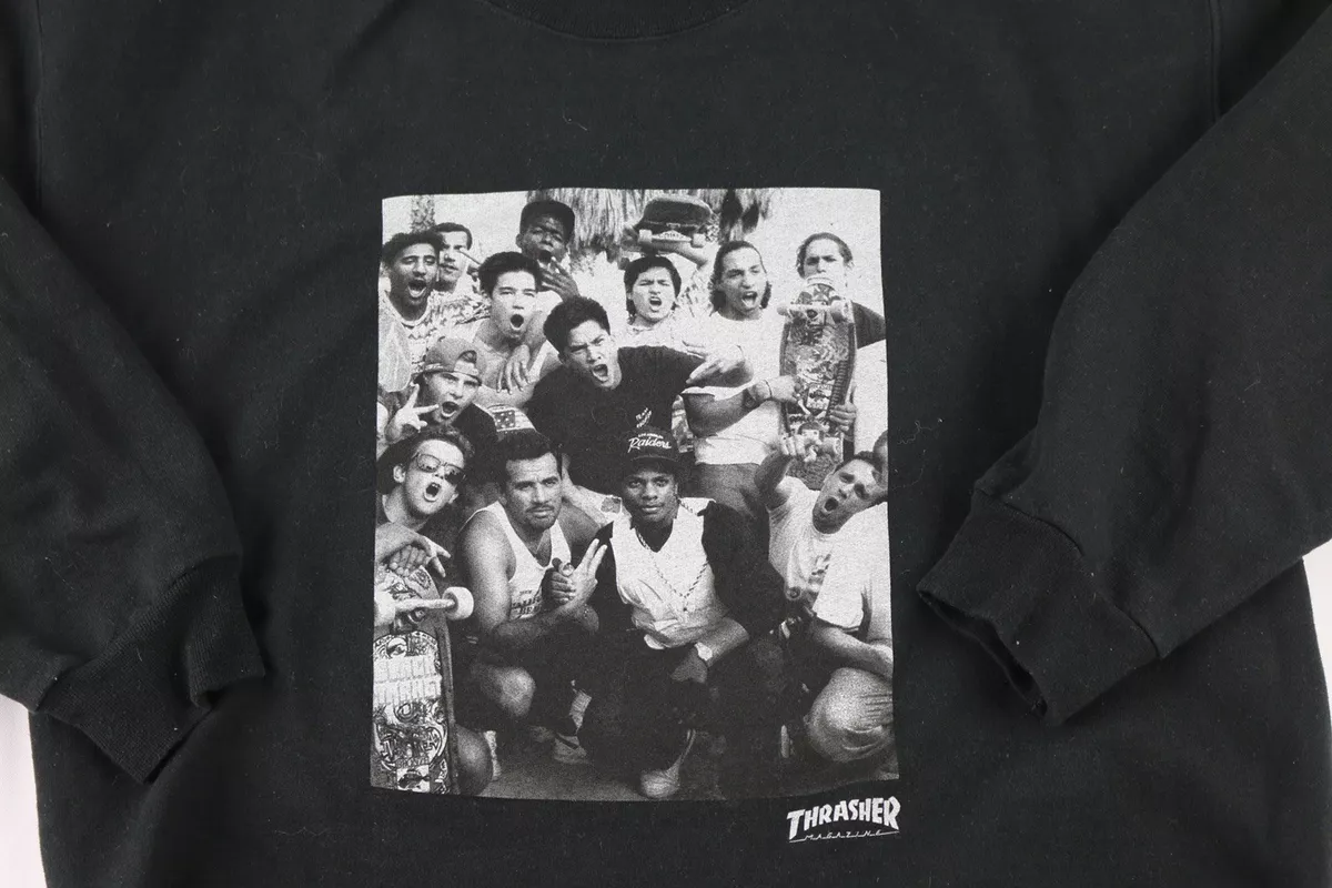 THRASHER VENICE Supreme Eazy E photo black Sweater Size M supreme