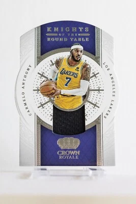 Carmelo Anthony 2021-22 Crown Royale Knights of the Round Table Relic game worn - Bild 1 von 2