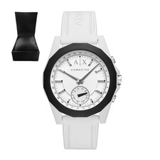 armani exchange smart watch black