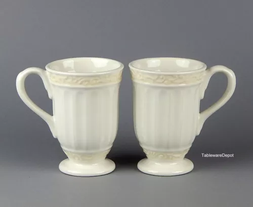 Lenox BUTLER'S PANTRY, Set/s of 2 Pedestal mugs, MINT/UNUSED Condition!