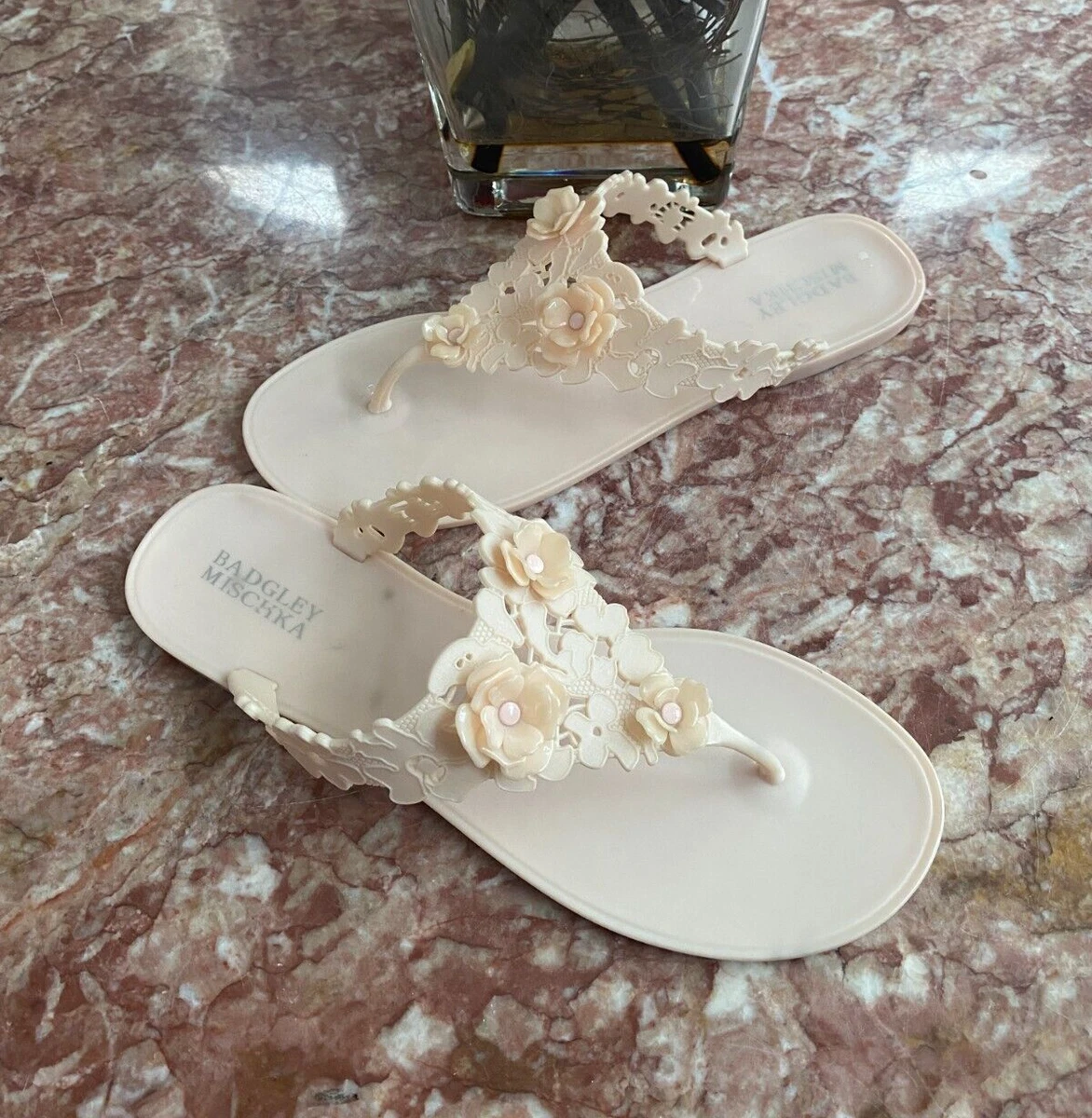Badgley mischka hotsell jelly sandals