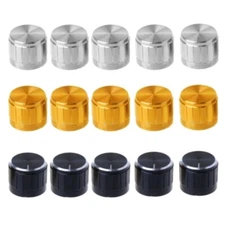 10Pcs Metal Potentiometer Knob Volumes Control Knob Replacement Guitar Pedal
