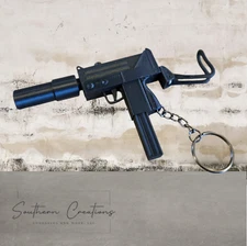 Mac 10 Keychain- Functional BB blaster and Fidget Toy