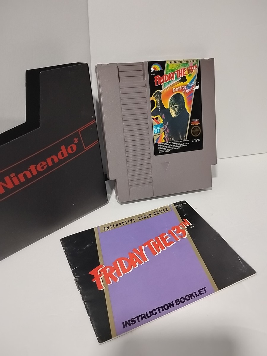 Friday the 13th Nintendo NES Game With Original Sleeve | eBay