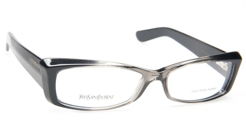 NUEVO Yves Saint Laurent YSL 6334 AV3 GRIS DESVANECIDO GAFAS 53-15-135 B28mm Italia Foto 3 de 4