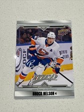 2024-25 Upper Deck MVP #113 Brock Nelson Silver Script Base Hockey Trading Card