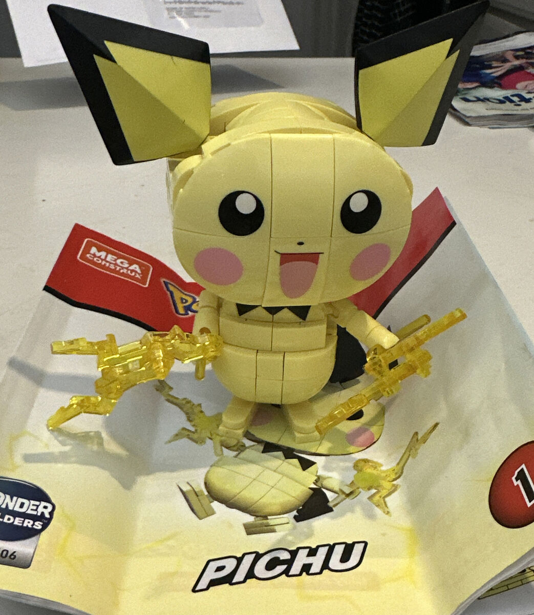 Mega Construx Pokemon Pichu Pikachu Raichu Evolution Trio Construction Set  NEW 887961971552