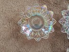 Federal Glass Carnival Iridescent Lusterware Petal Candy Dish Serving Platter — photo 6