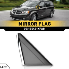 Left Side Mirror Pillar Trim Corner Cover for 08-19 Dodge Caravan Town & Country