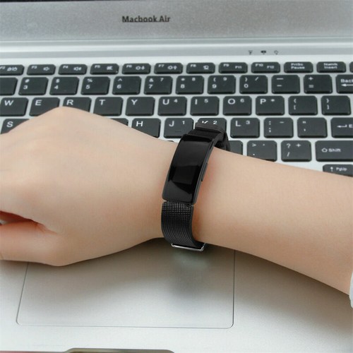 Luxury Metal/Leather Wristband Strap Replacement For Fitbit Inspire 2/Inspire HR - Picture 43 of 115