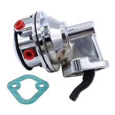 Sbc Chrome Mechanical Fuel Pump 6 Psi 14 Npt Inletoutlet Compatible Silver Sbc Chrome Mechanical Fuel Pump 6 Psi 14 Npt Inletoutlet Compatible Silver