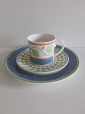Villeroy & Boch Twist Lucca Ornamento / Azur Kaffeegedeck 3-tlg. (2)