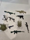 Vintage GI Joe Accessory Lot Scarlett Crossbow Cobra Commander Roadblock