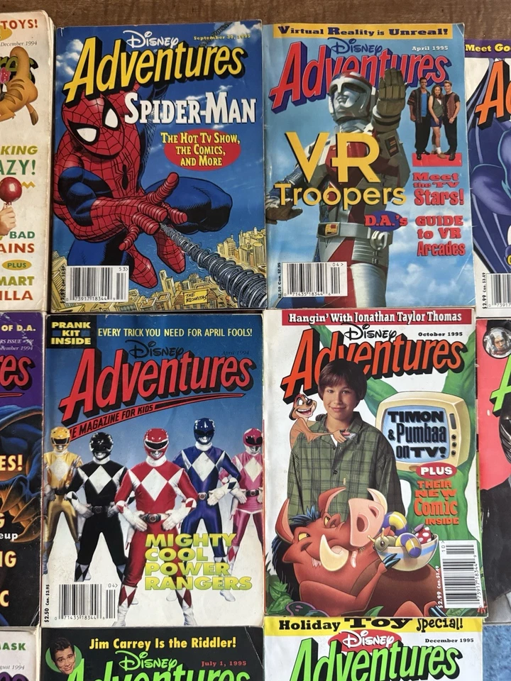 Disney Adventures Magazine Lot of 20 1993-1996 Issues Vintage Collectible Gift  - Image 3 of 4