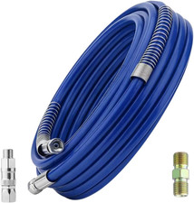 50FT Airless Paint Sprayer Hose, 1/4 Inch 8500 PSI High Pressure Replacement Hos