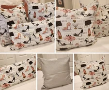 New! custom made glam  fashion accent pillows!