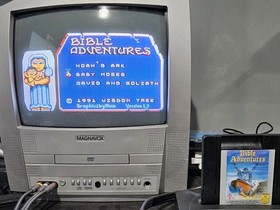 Bible Adventures NES Nintendo  1990 Black Cartridge & Manual  TESTED