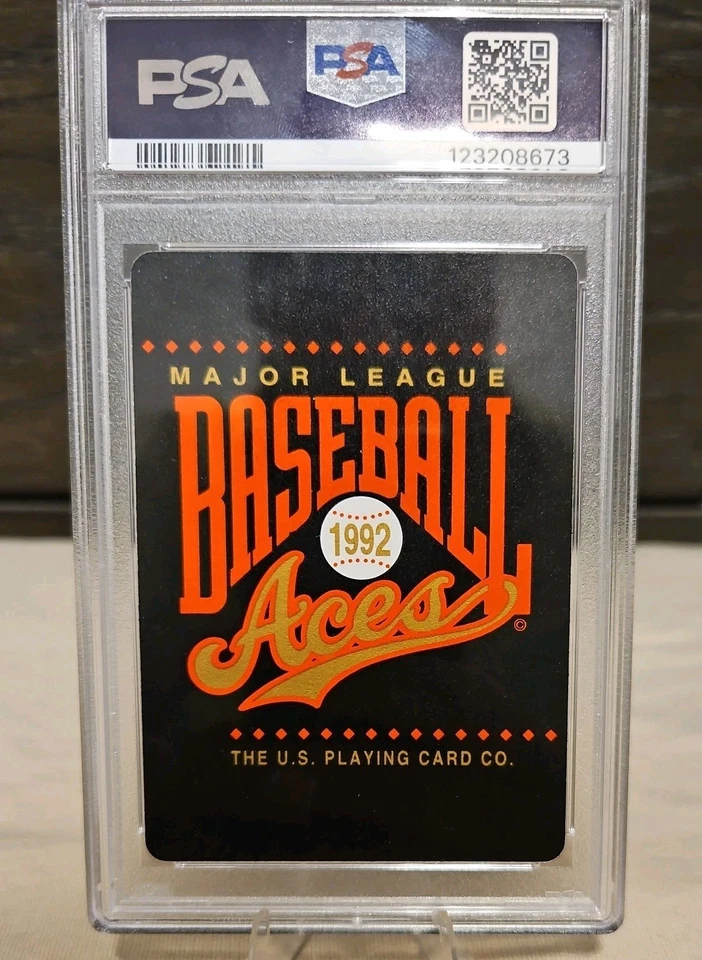 1992 U.S. Playing Cards Aces 8 Hearts Cal Ripken PSA 8 gem - Image 3 of 3