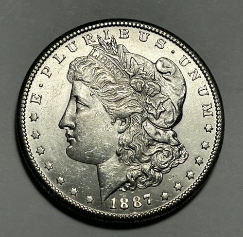 1887 S MORGAN DOLLAR BU