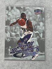 1998-99 Fleer Ultra Terrell Brandon SSP Platinum Medallion /99 #40P Bucks