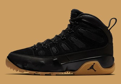 Nike Air Jordan 9 Retro Boots NRG Black Light Gum AR4491-025 Men's