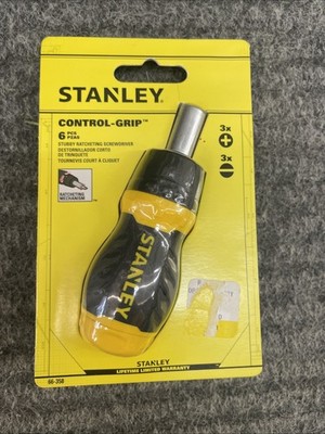 Stanley Stubby Multi-Bit Ratcheting Screwdriver - 66-358