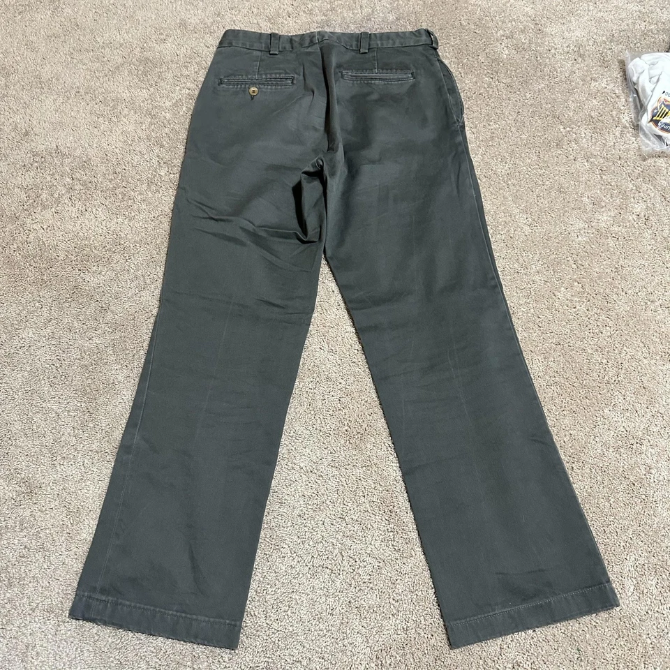 Pantalones Jack Donnelly Para Hombre 31 Gris Carbón Ajuste Híbrido Chino Algodón Hecho en EE. UU. Foto 3 de 4