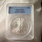 U.S. Mint 2010 American Silver Eagle $1 1 oz .999 Silver ANACS MS70