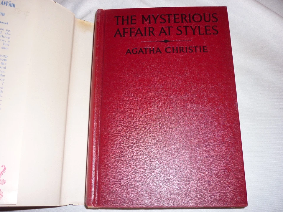 Agatha Christie HC DJ 1920 The Mysterious Affair At Styles 1st Edition VG - Image 4 of 4