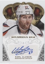 2013-14 Panini Crown Royale Sovereign Signatures Karl Alzner #SO-KA Auto 0a1