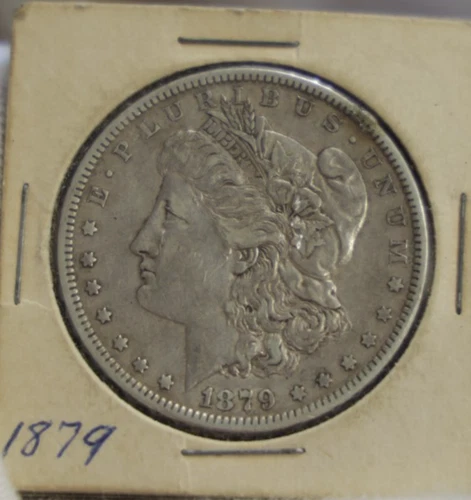 1879 US Morgan Silver Dollar $1 XF