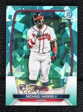 2023 Bowman Chrome Sapphire Image Variation Aqua 40/99 Michael Harris II 0t9q